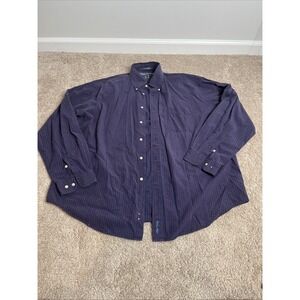 Vintage Tommy Hilfiger Button Up SIZE XXL Plaid Blue & Red Rare